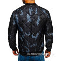 Camo Diamond Quilted Bomber Chaqueta al por mayor personalizada